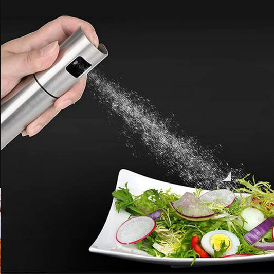 Oil Spray Bottle for Dosa | Food Grade Stainless Steel Glass Oil Spray Bottle Vinegar Bottle Oil Dispenser for Cooking, Salad, BBQ, Kitchen Baking. Oil Spray Bottle, Portable Oil Bottle for Kitchen Barbecue, Salad and Outdoor Barbecue (100 ML)